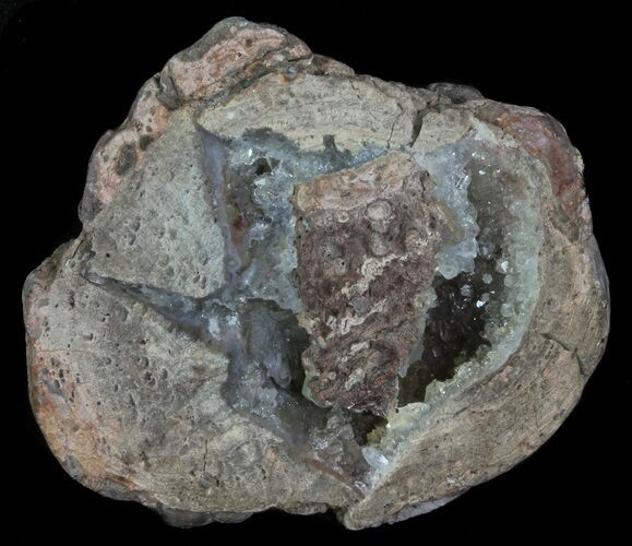 Crystal Filled Dugway Geode (Polished Half) #67495